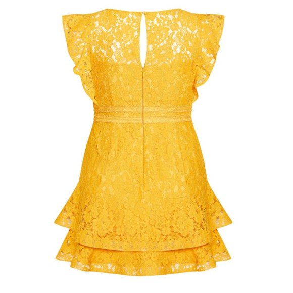 NWT City Chic Dress Sienna Gold XL = 22 = 3X - Picture 5 of 6